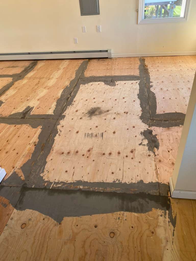 After — refinished hardwood floors